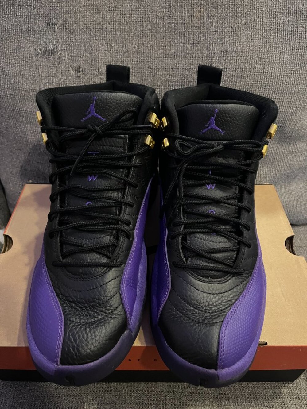 🔥 Air Jordan 12 Field Purple – Size 12.5 Men – Clean Used 🔥 - Picture 2 of 4
